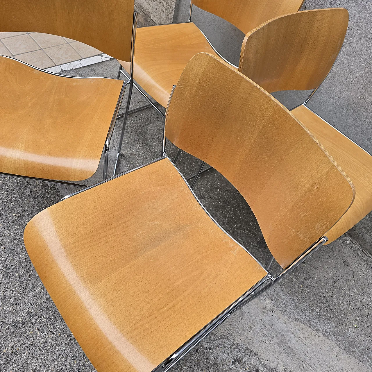 4 Sedie 40/4  David Rowland, anni '60 4