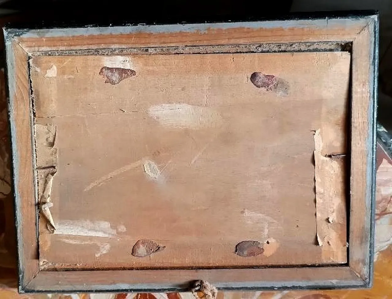 Impressionist landscape, oil on panel, late 19th century 4