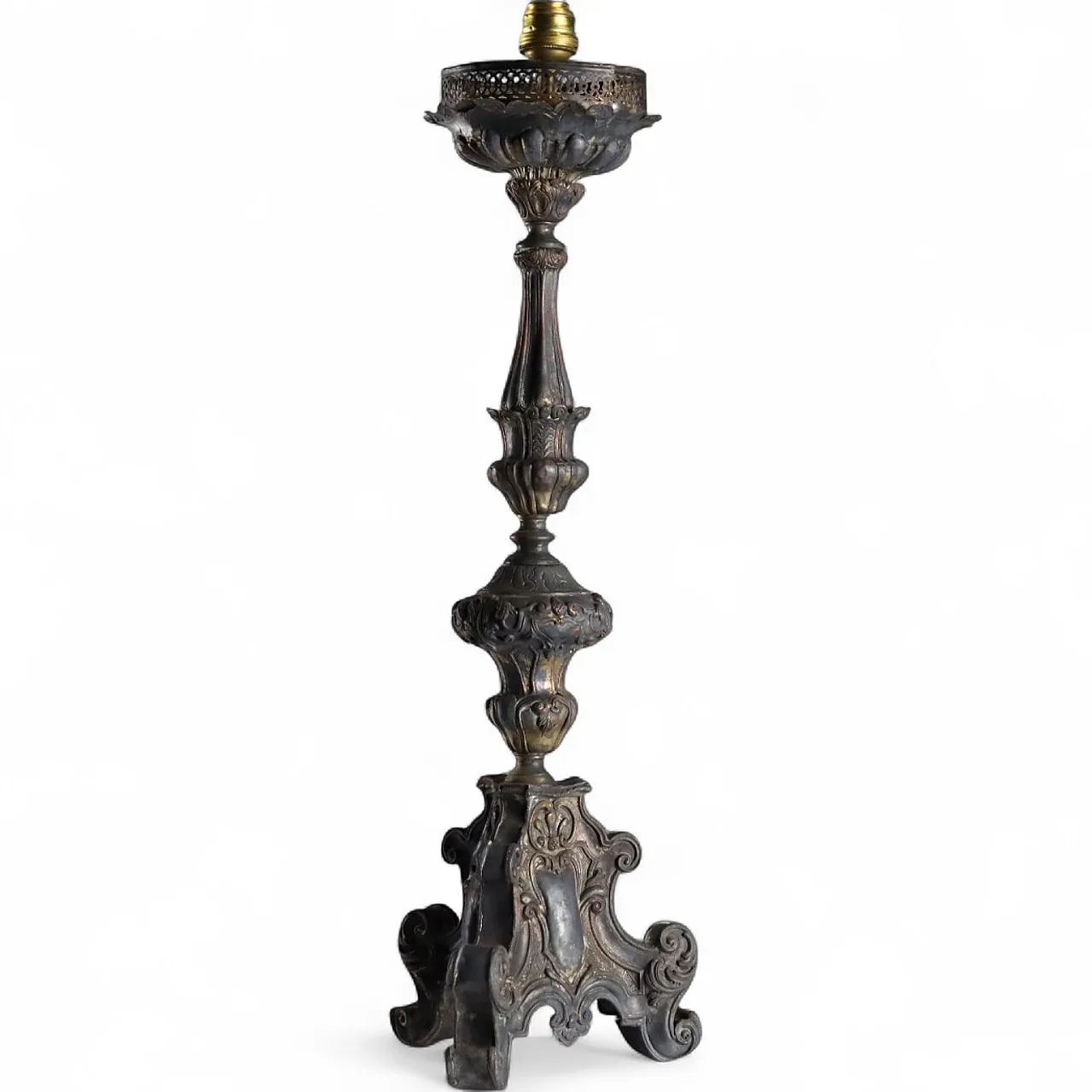 Candeliere in lamiera di rame, primo '800 11