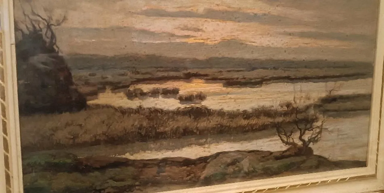 Landscape painting by Gino Romiti, 20th century 5