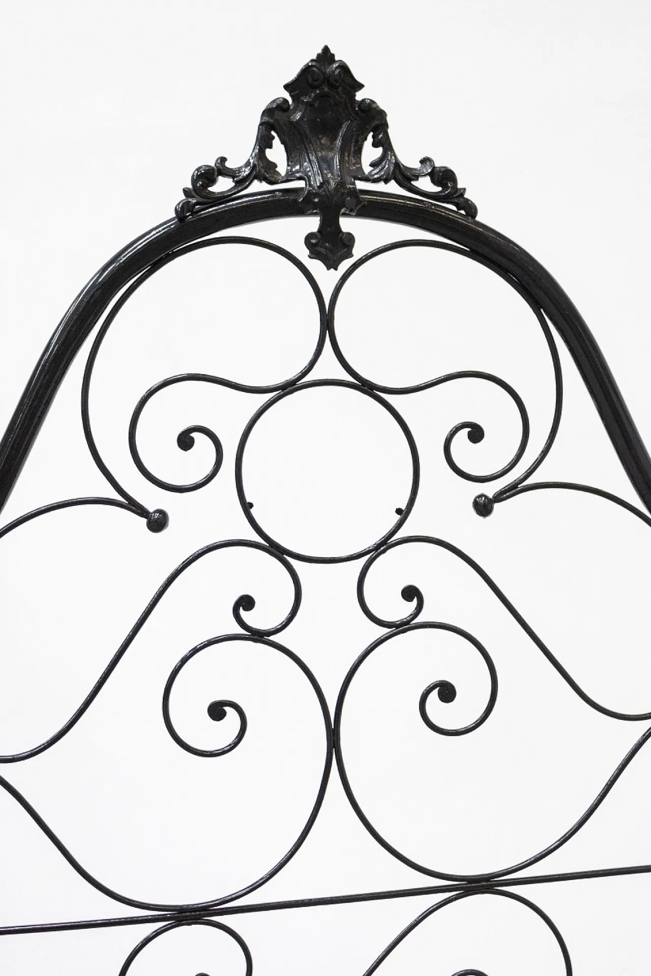 Wrought iron bed, mid-19th century 7