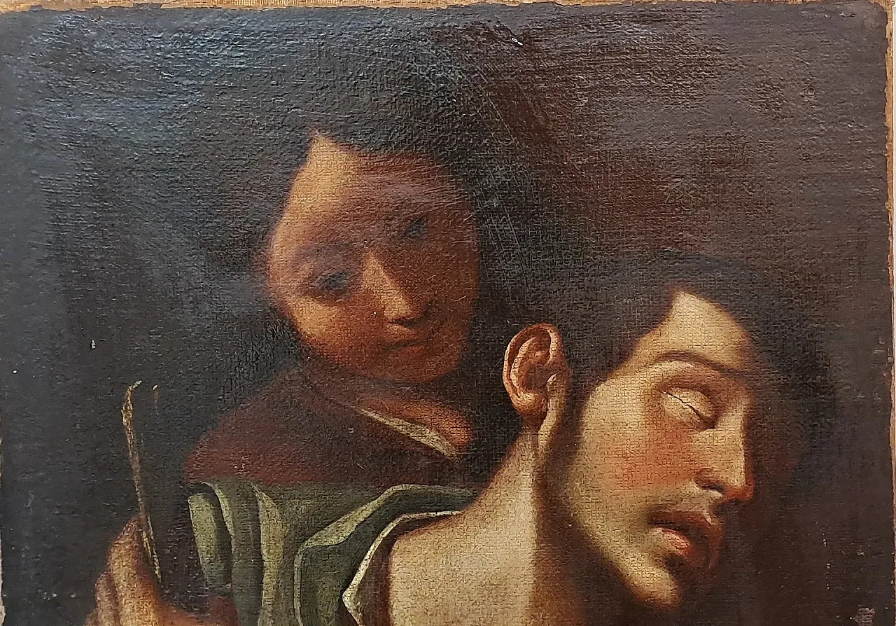 Samson and Delilah, oil on canvas, 17th century 2