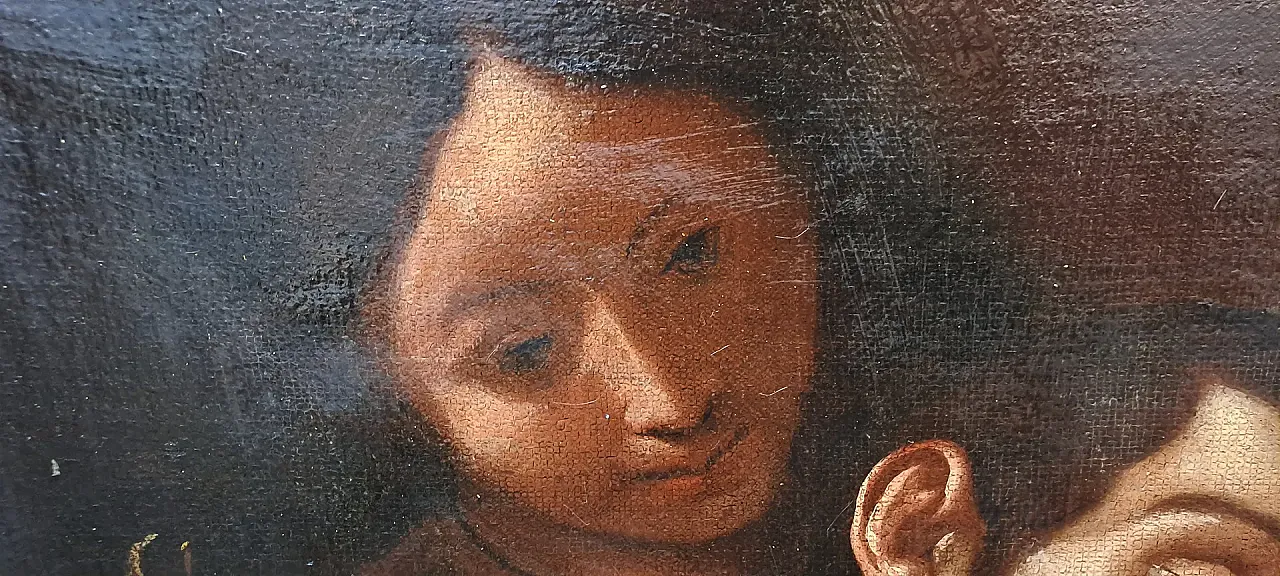 Samson and Delilah, oil on canvas, 17th century 4