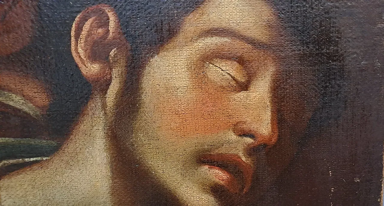 Samson and Delilah, oil on canvas, 17th century 5