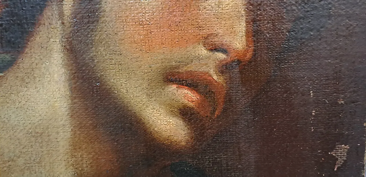 Samson and Delilah, oil on canvas, 17th century 6