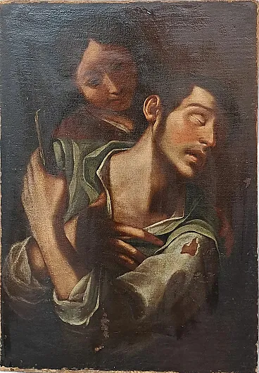 Samson and Delilah, oil on canvas, 17th century
