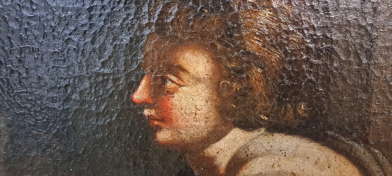 Saint John Baptist as a child, oil on canvas, 17th century 8