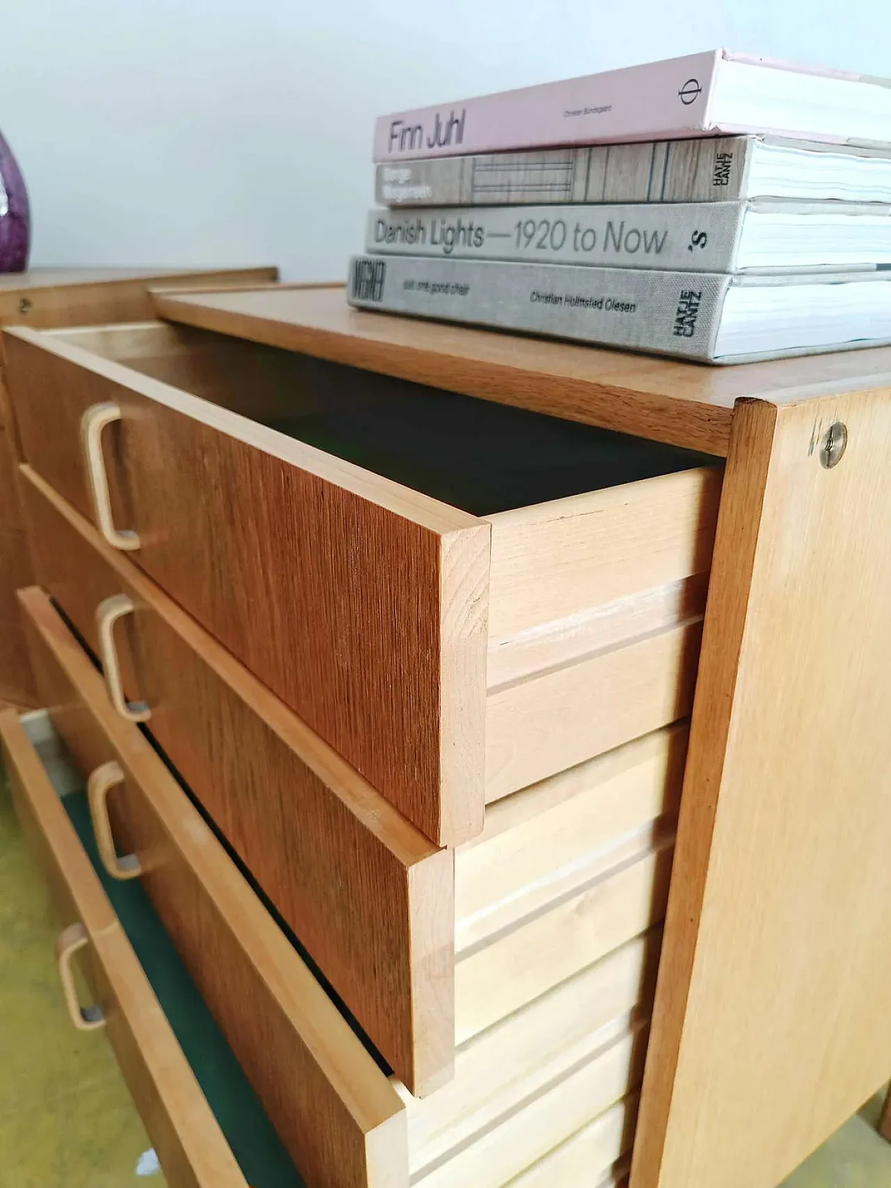 Pair of Bedside tables by Bertil Fridhagen for Bodafors oak, 60s 12