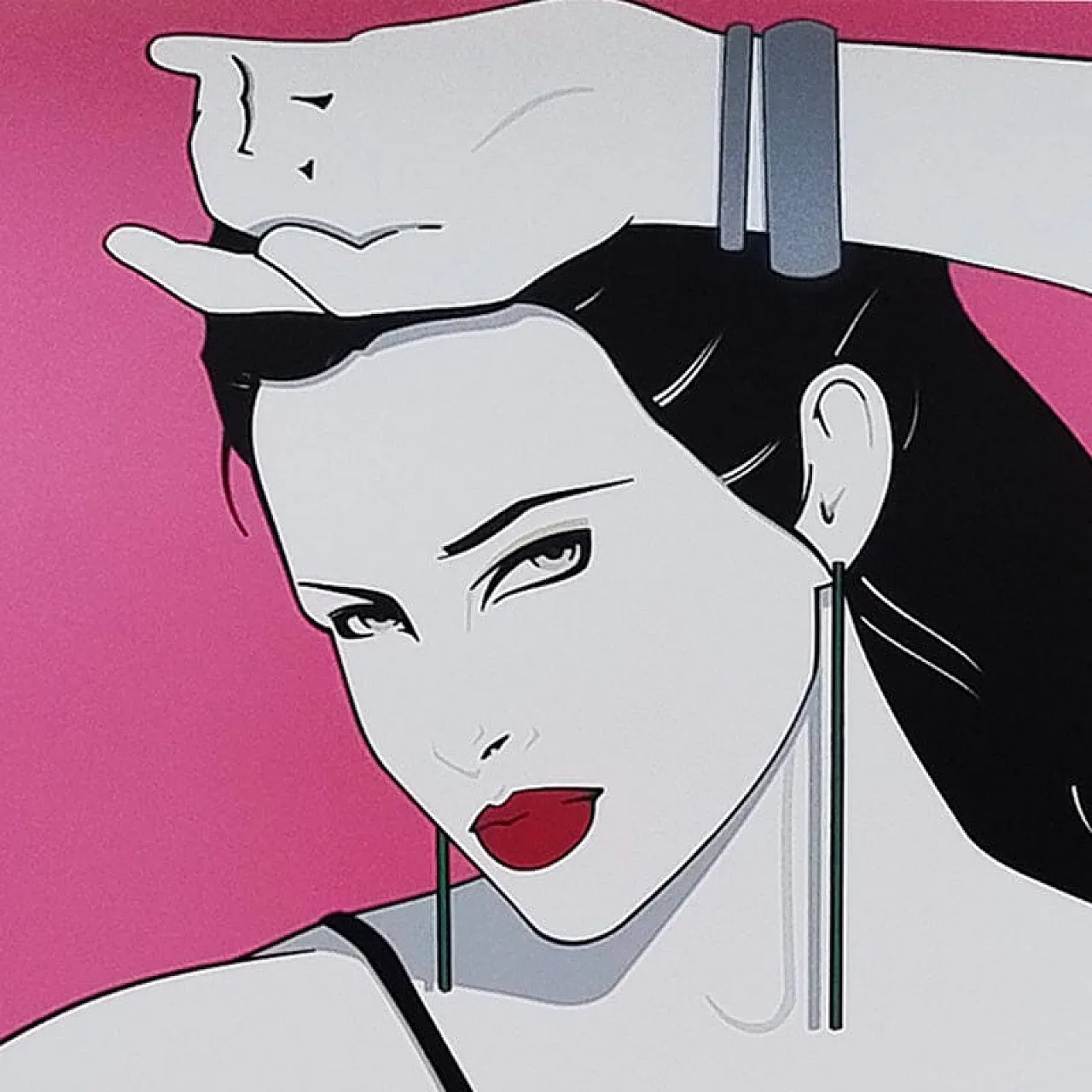 Pin Up art poster by Patrick Nagel, 1990s 2