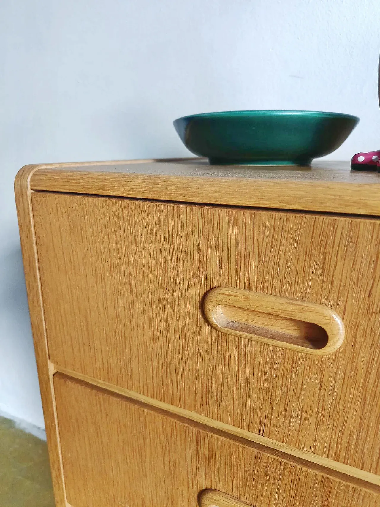 Swedish oak bedside table, 1960s 5
