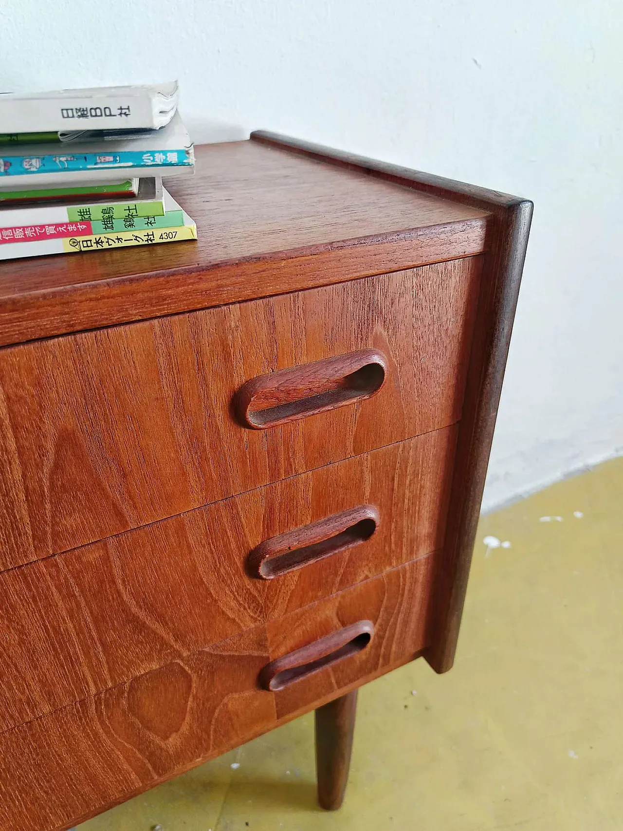 Pair of Danish teak nightstands, 1950s 4