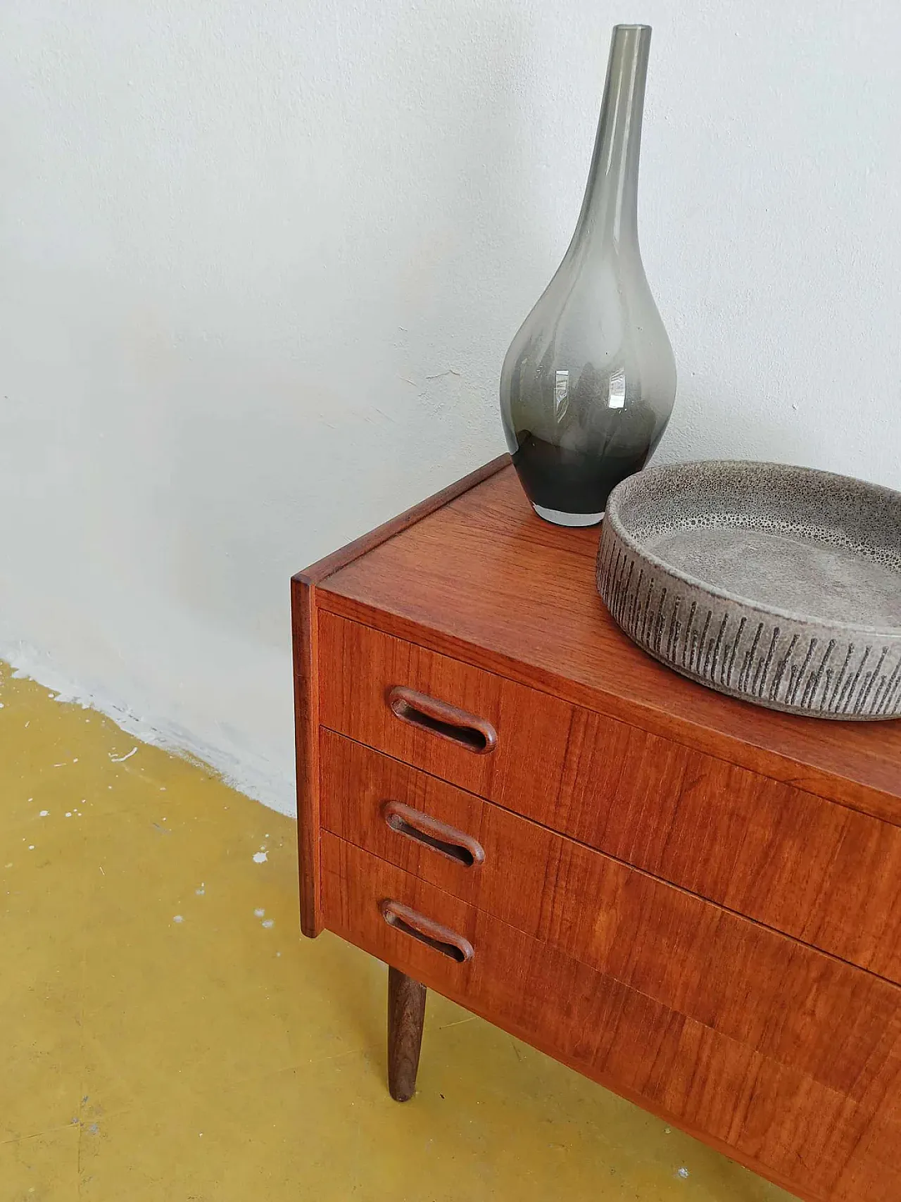 Pair of Danish teak nightstands, 1950s 9