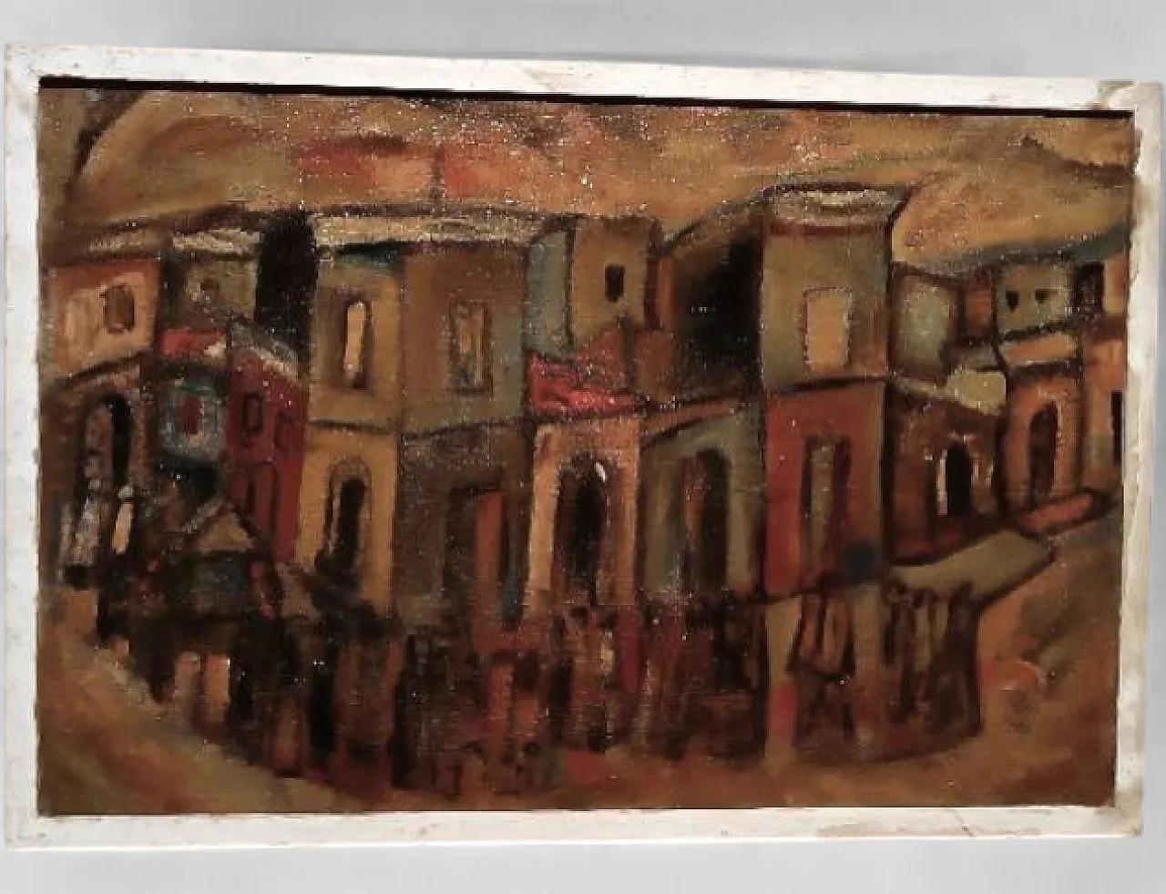 Funeral by Ferruccio Ferri, oil on canvas, 20th century 9