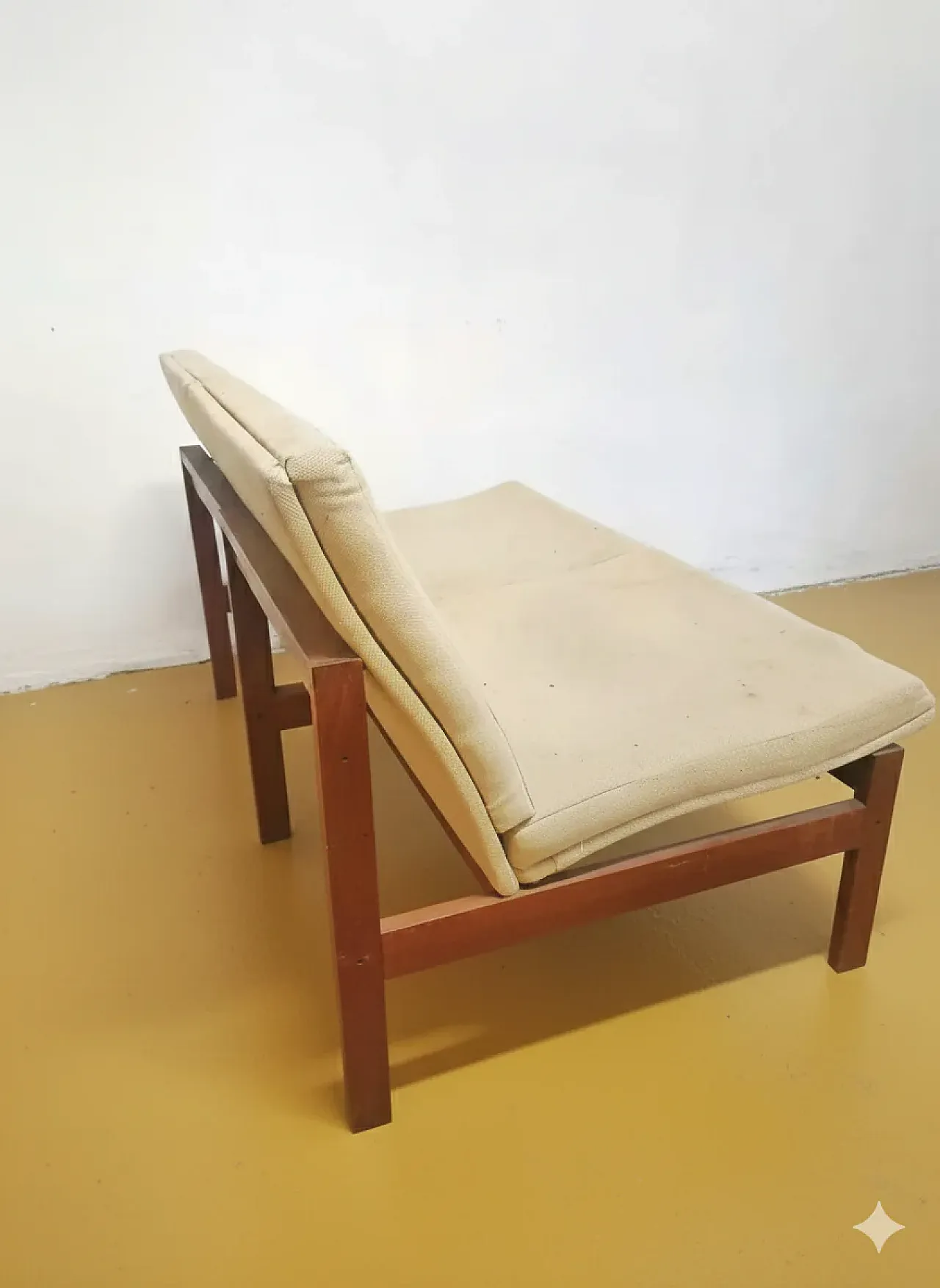 Pair of Moduline armchairs Gjerlov Knudsen Lind in teak, 1960s 8