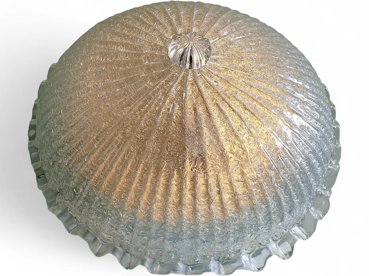 Plafoniera in vetro di Murano, fine '900 8