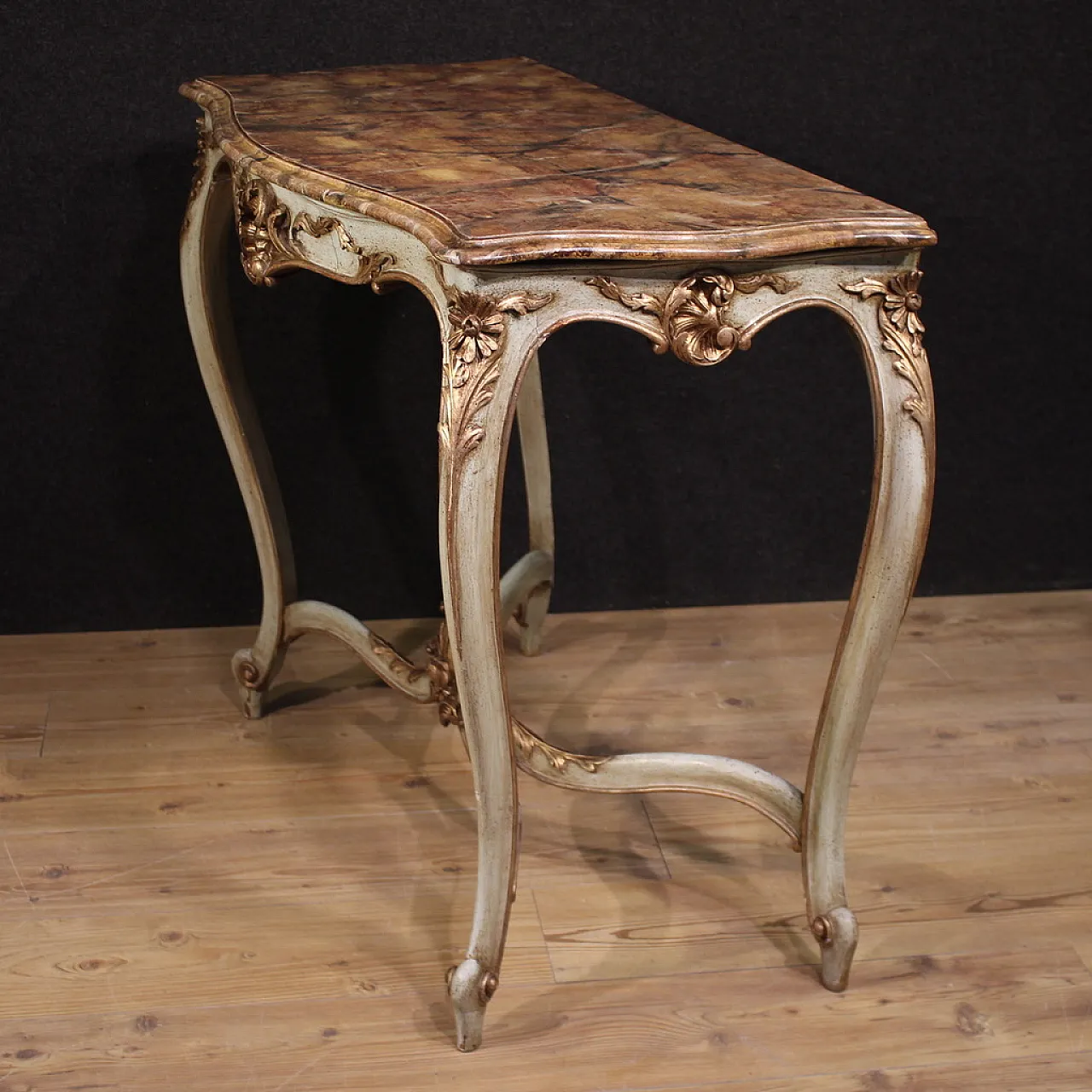 French lacquered console in Louis XV style, 18th century 7