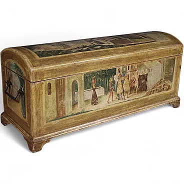 Painted chest, 20th century
