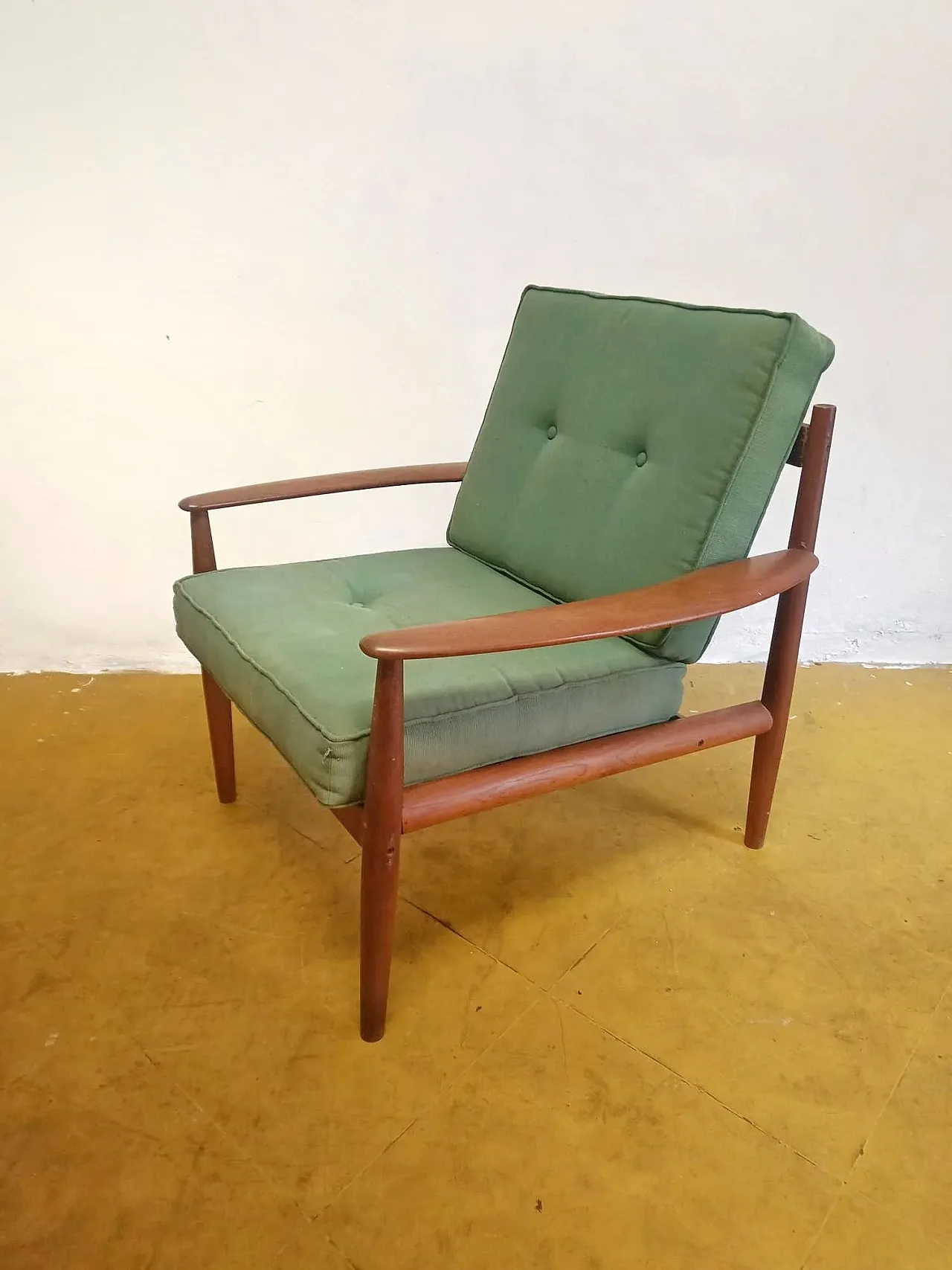 FD118 armchair by Grete Jalk in teak, 1960s 1