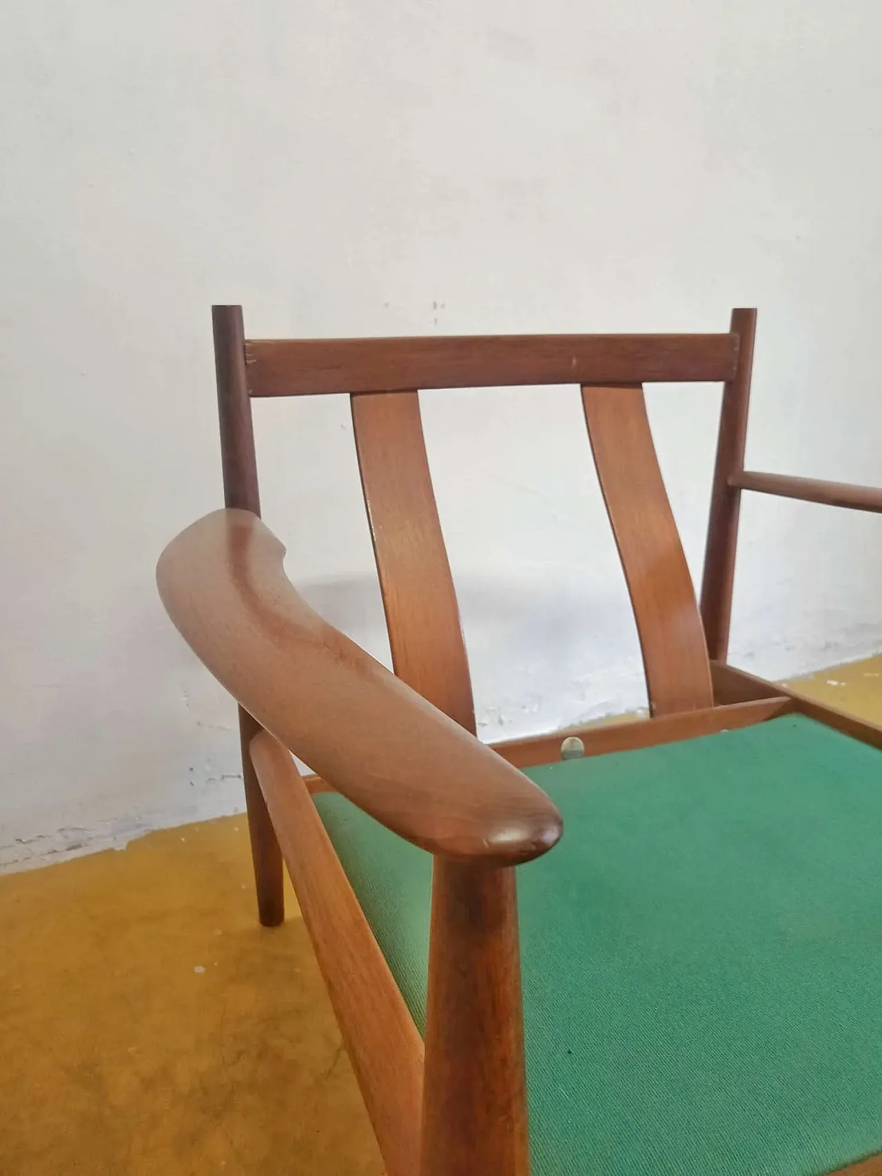 FD118 armchair by Grete Jalk in teak, 1960s 3