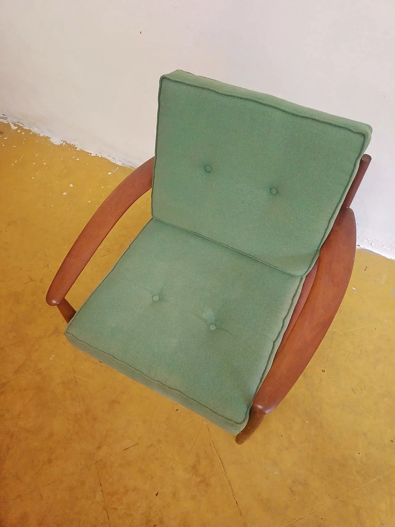 FD118 armchair by Grete Jalk in teak, 1960s 4