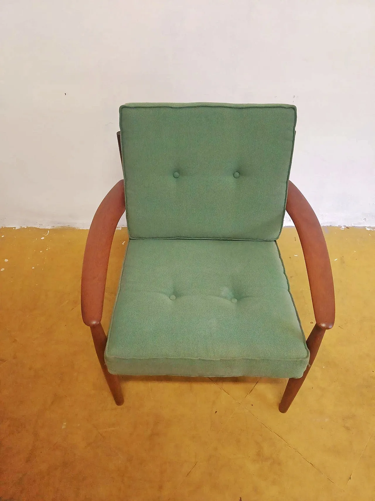 FD118 armchair by Grete Jalk in teak, 1960s 6