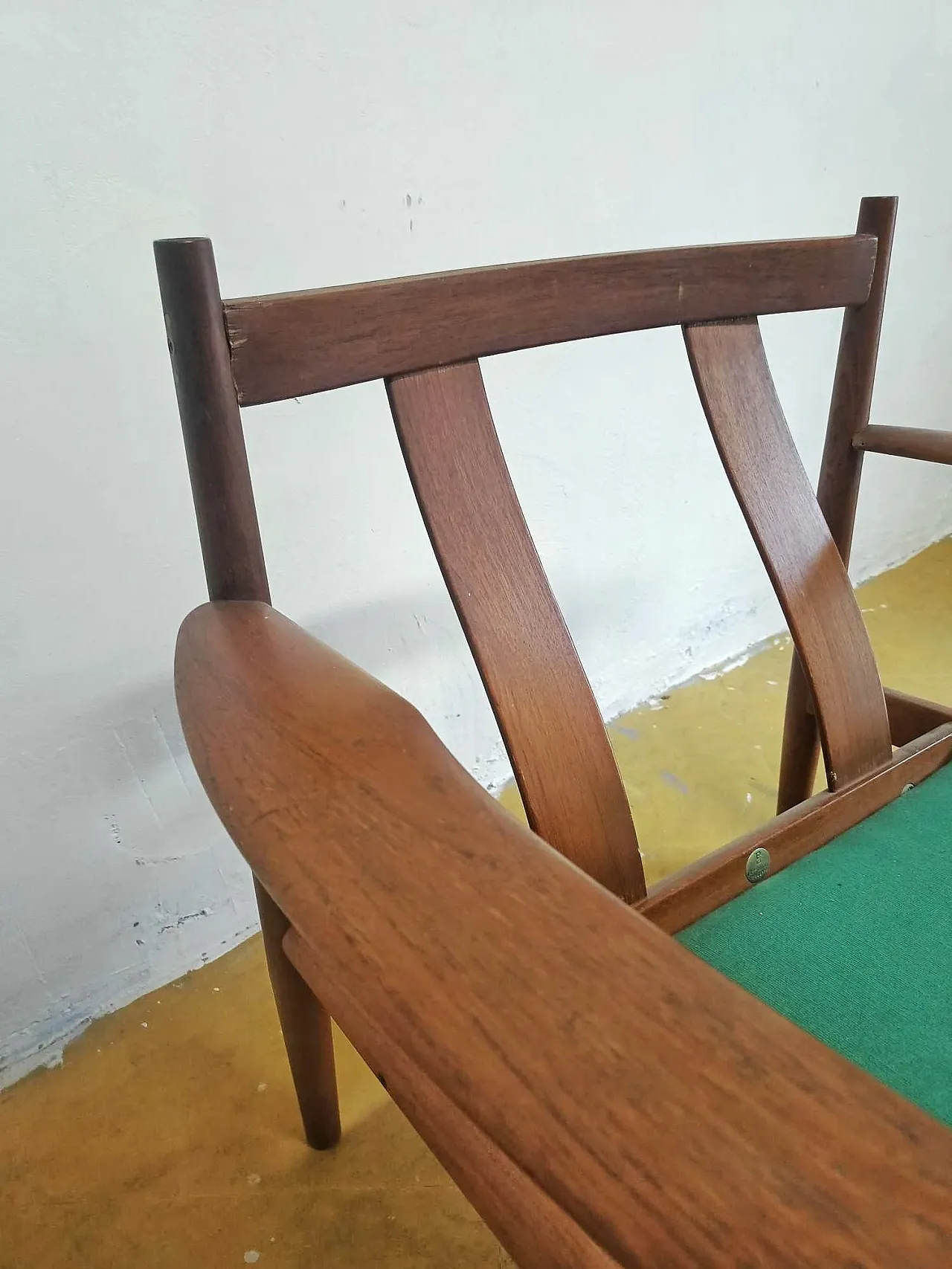 FD118 armchair by Grete Jalk in teak, 1960s 9