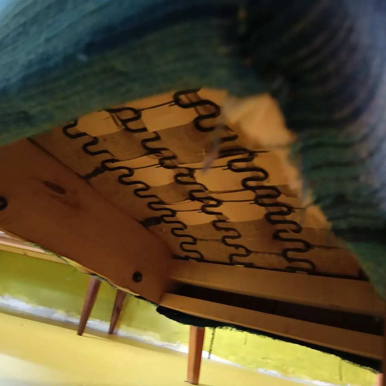 Swedish teak armchair, 1950s 1