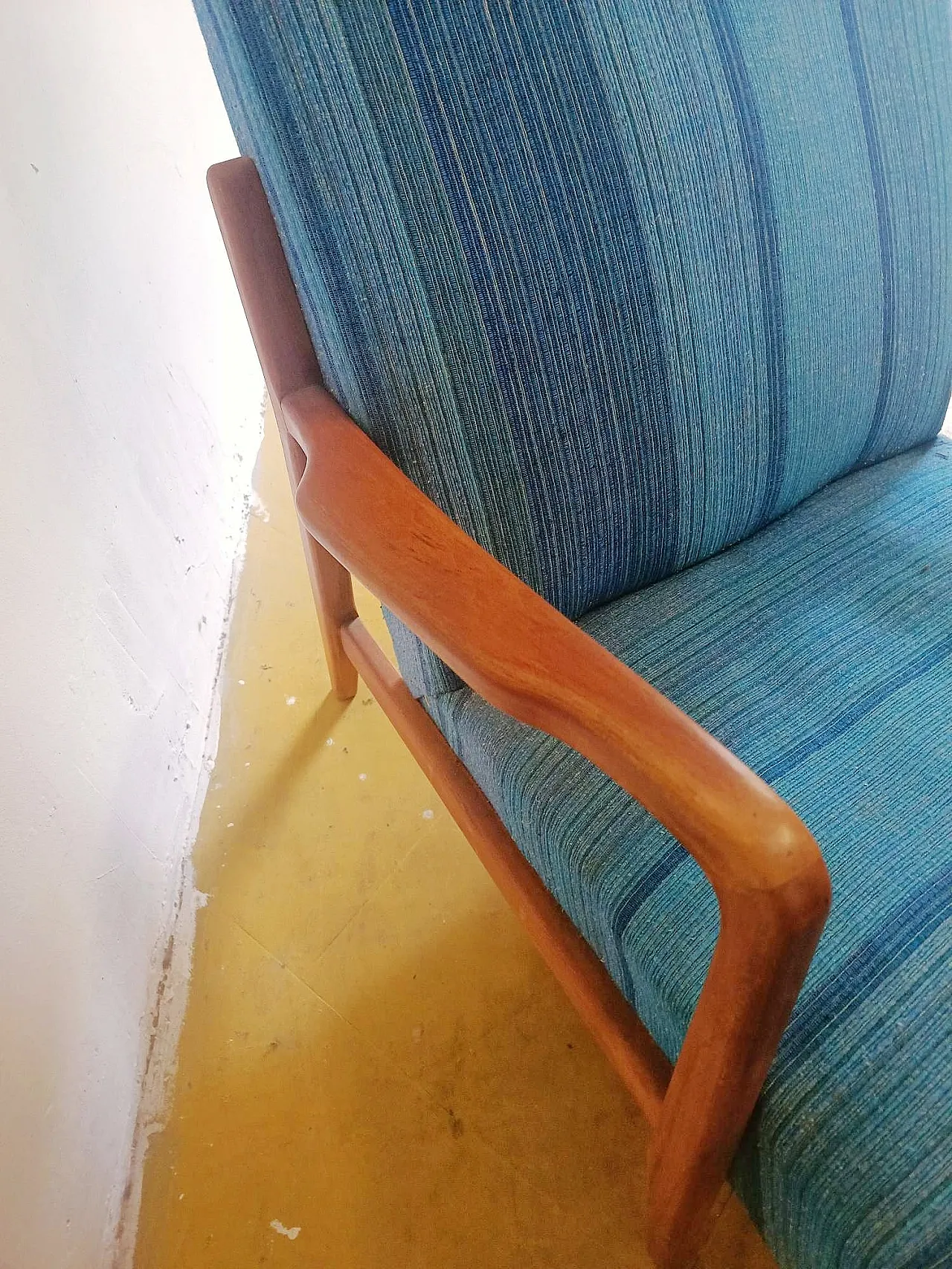 Swedish teak armchair, 1950s 2