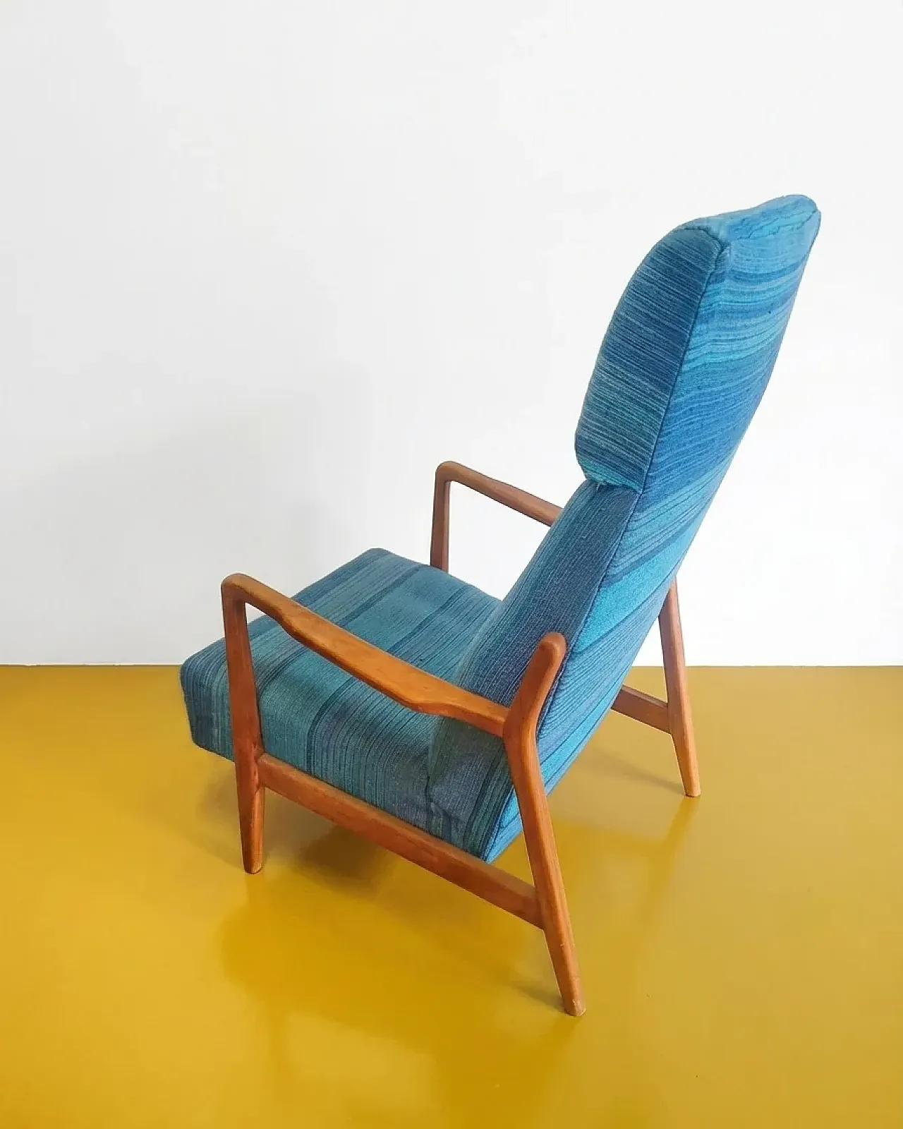 Swedish teak armchair, 1950s 6