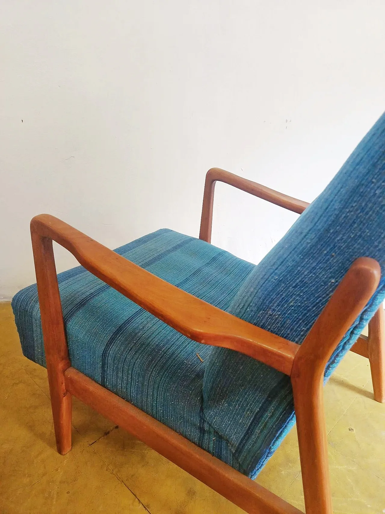 Swedish teak armchair, 1950s 7