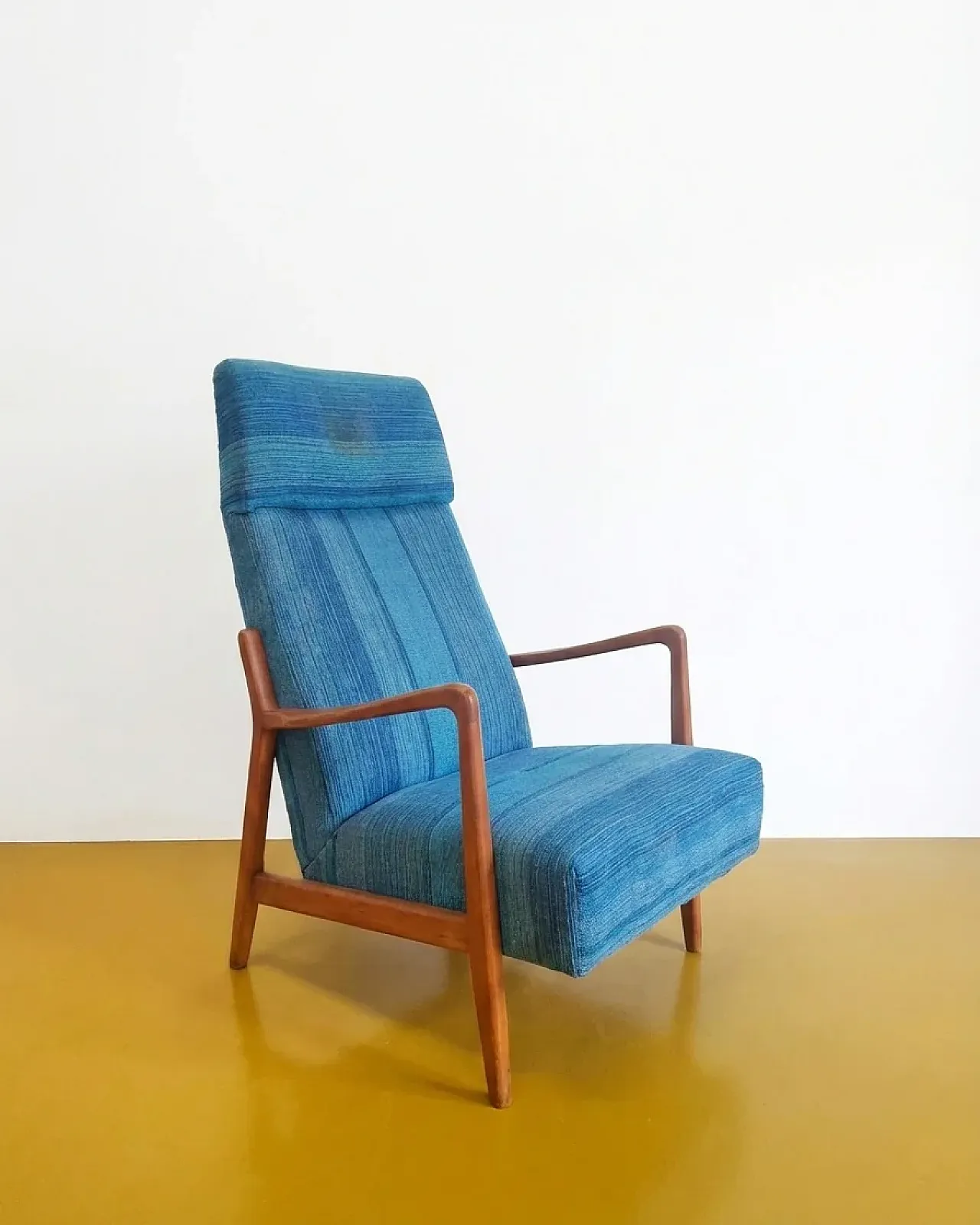 Swedish teak armchair, 1950s 8