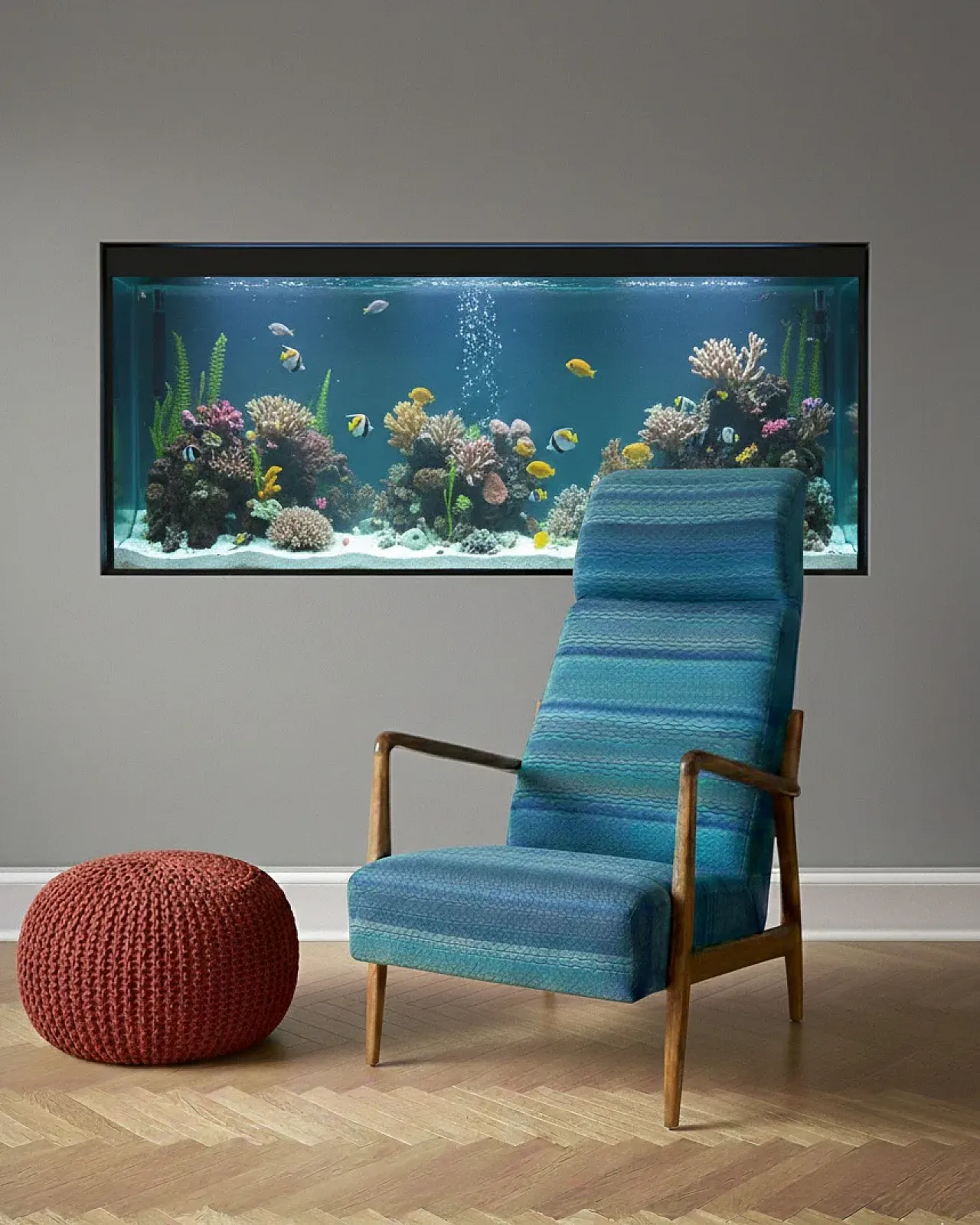 Swedish teak armchair, 1950s 9