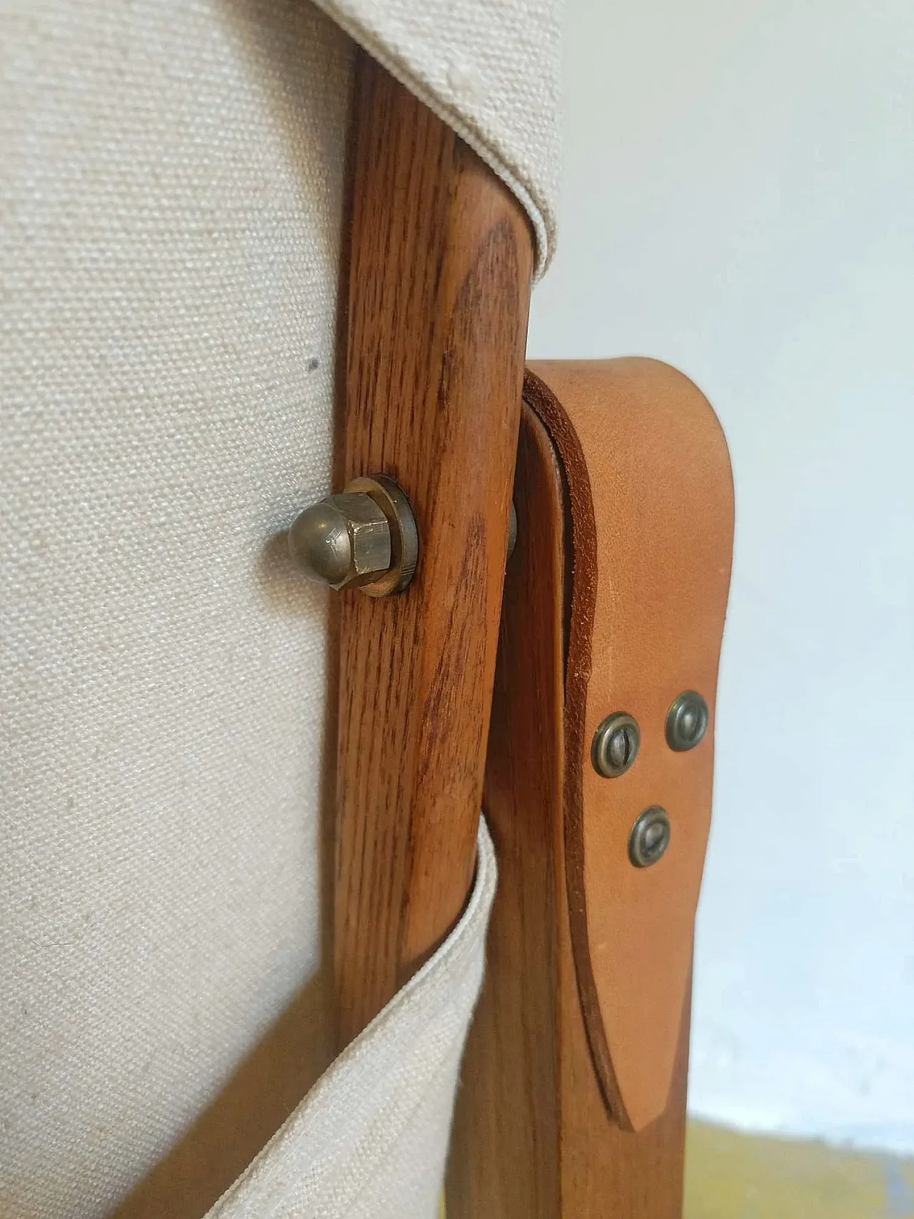 Safari Armchair Kaare Klint Ash Leather, 1930s 9