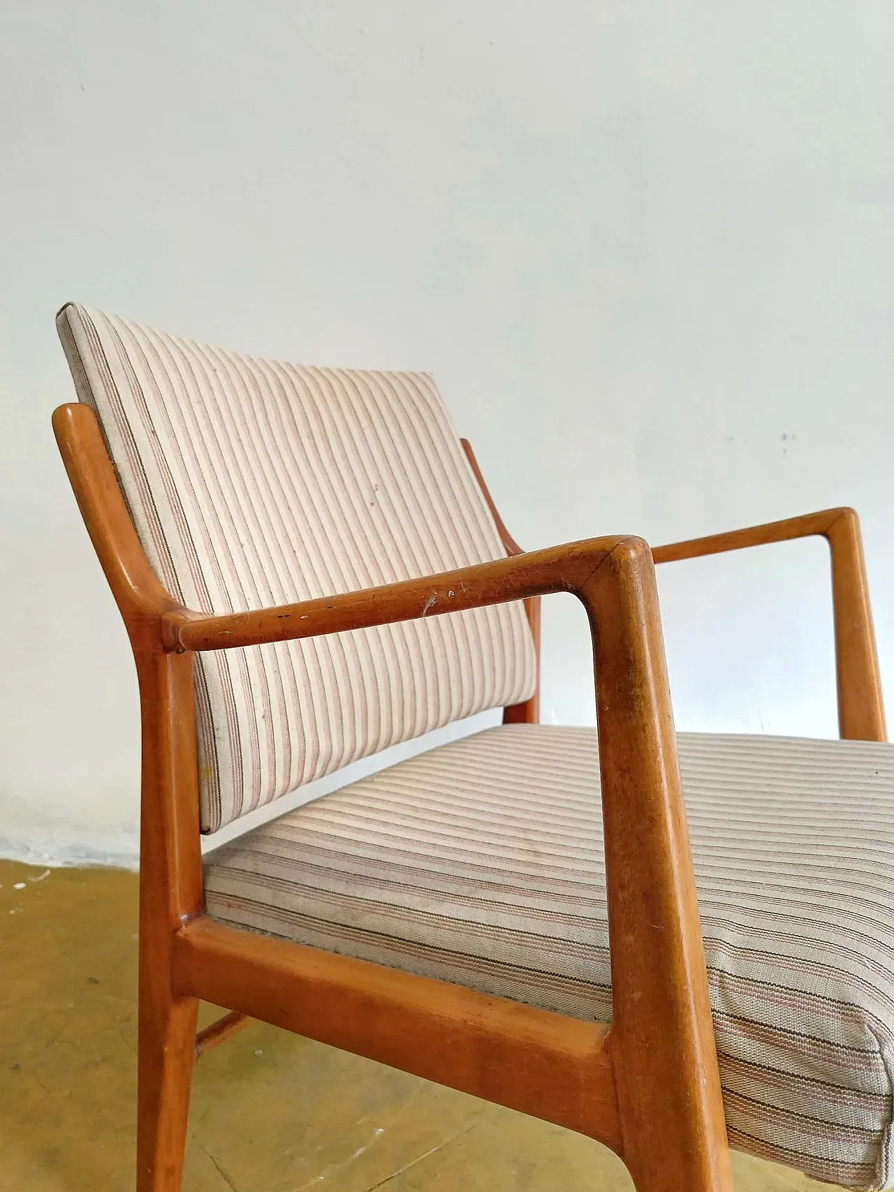 Swedish armchair  in birch, 1950s 2