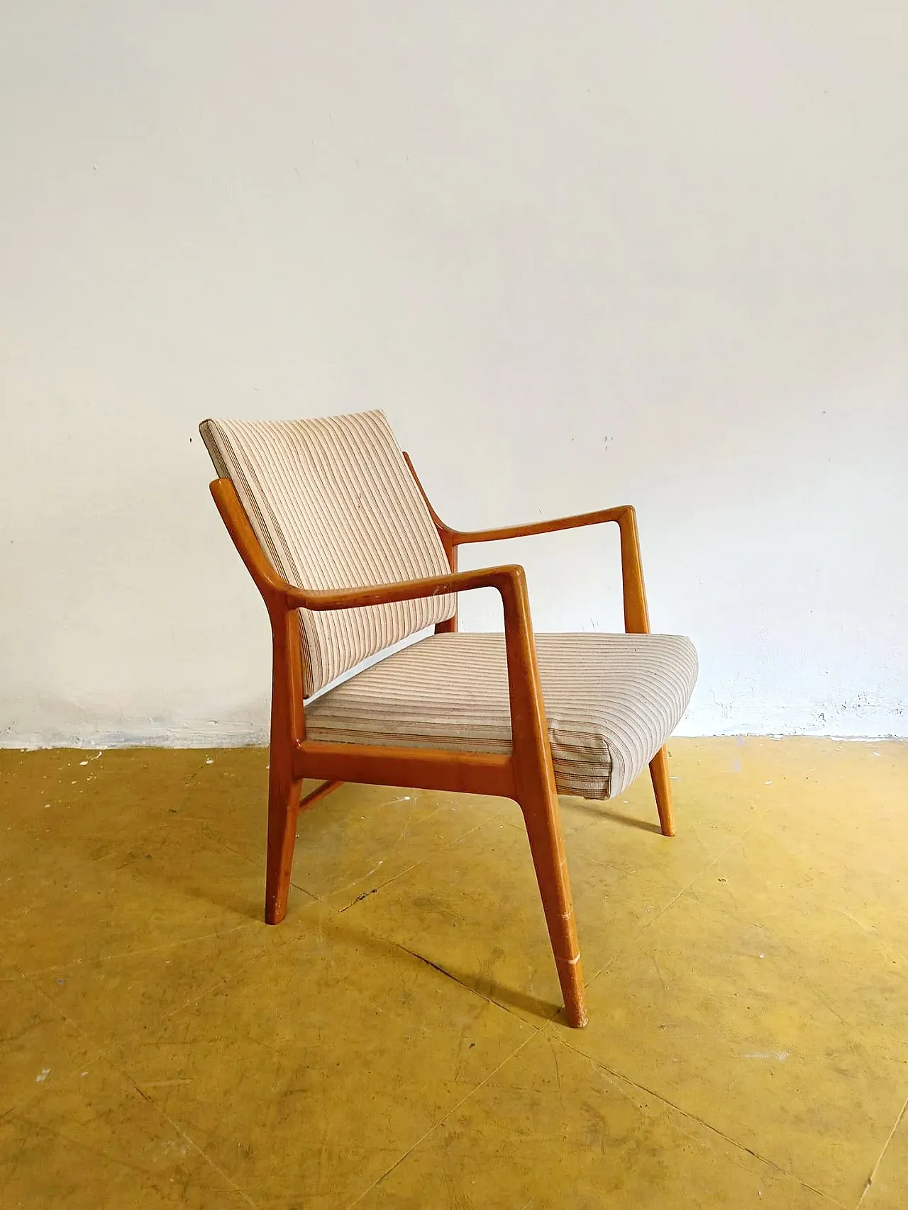 Swedish armchair  in birch, 1950s 3