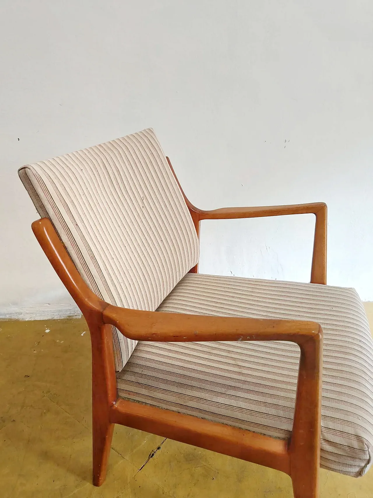 Swedish armchair  in birch, 1950s 9