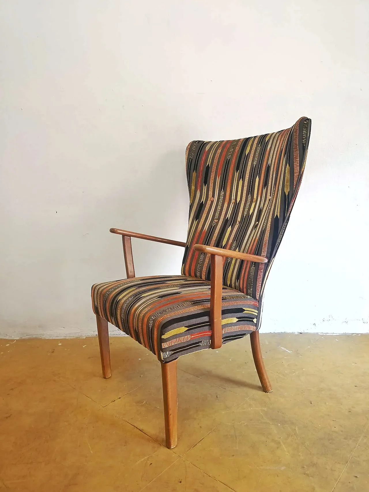 Danish teak armchair, 1950s 1