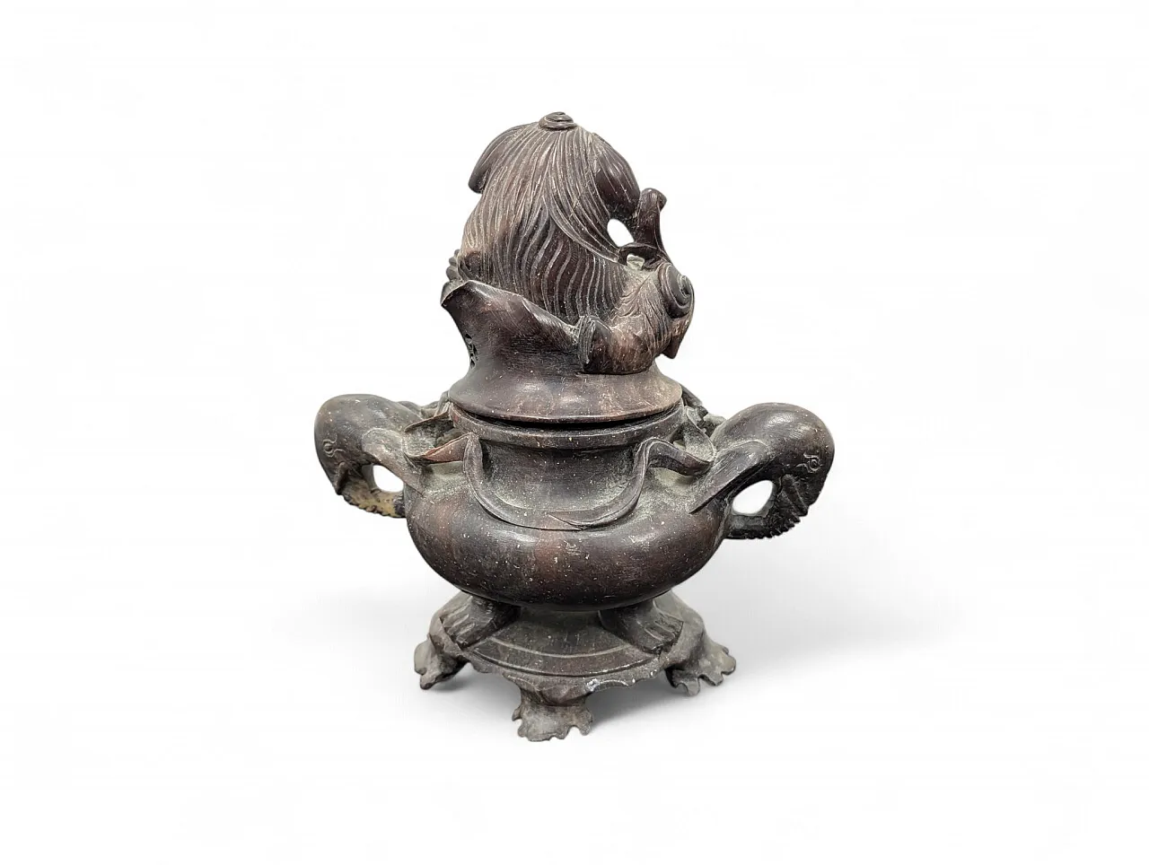 Urna in pietra saponaria di origine orientale, XIX-XX secolo 4