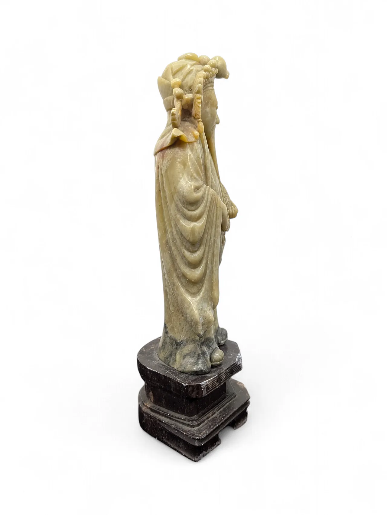 Oriental wisdom/longevity deity statue, 19th-20th century 2