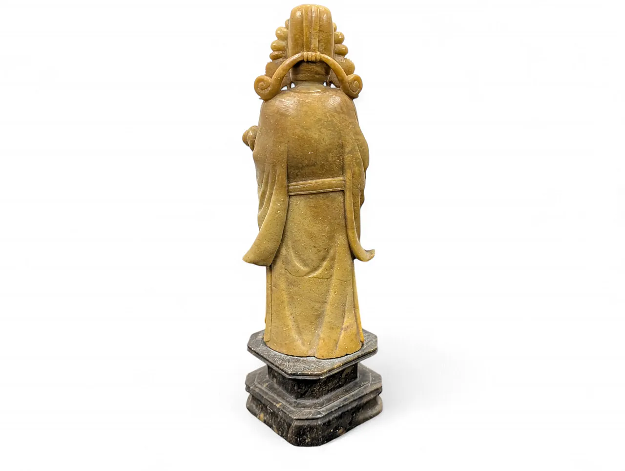 Chinese deity soapstone statue, 1920-1950 3