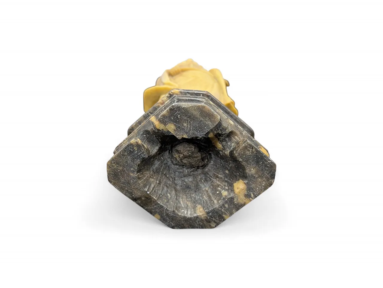 Chinese deity soapstone statue, 1920-1950 6