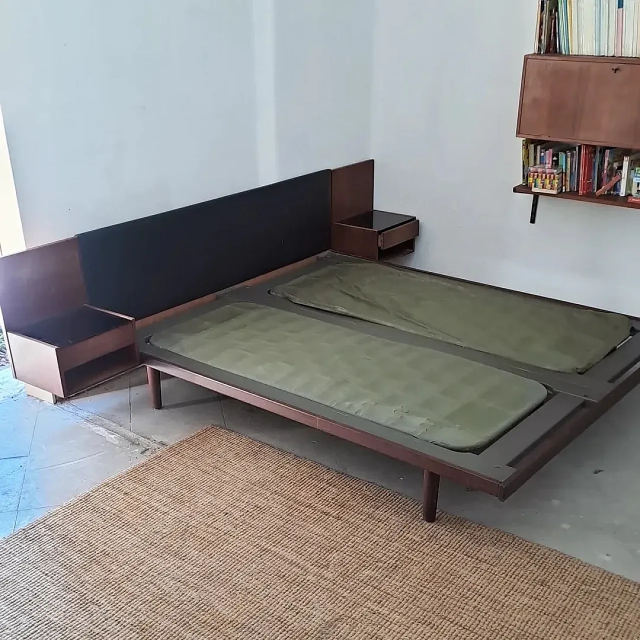 Teak Sofa Bed by Hans J Wegner for Getama, 1950s 2