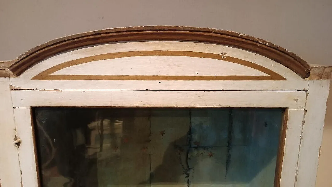 Vetrina in legno laccato e dorato, '800 5