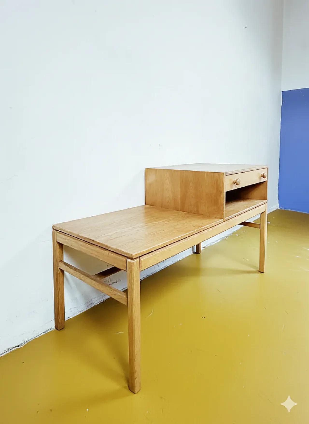 Telephone Bench Casino by Engström Myrstrand Swedish oak, 60s 1