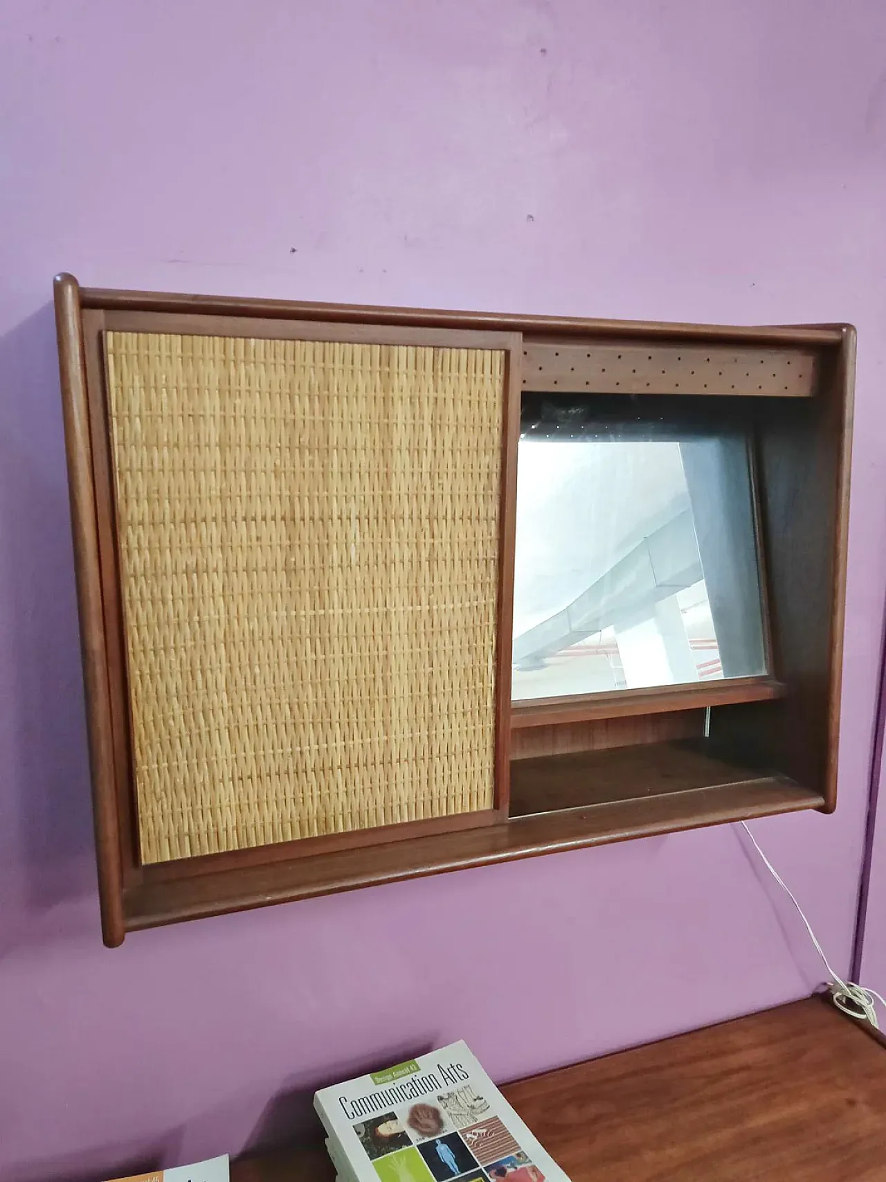 Specchio di Arne Wahl Iversen danese, anni '50 7