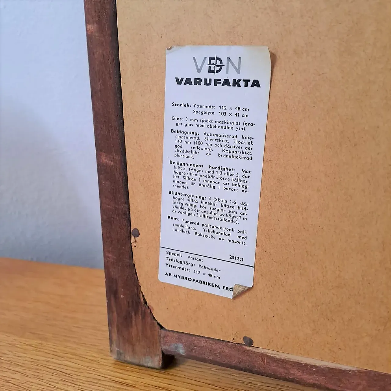 Specchio svedese, anni '50 6