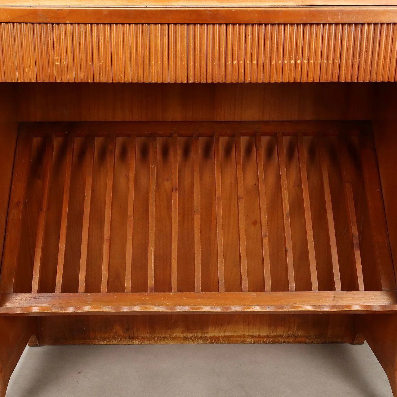 Wooden cabinet with flap door, 20th century 7