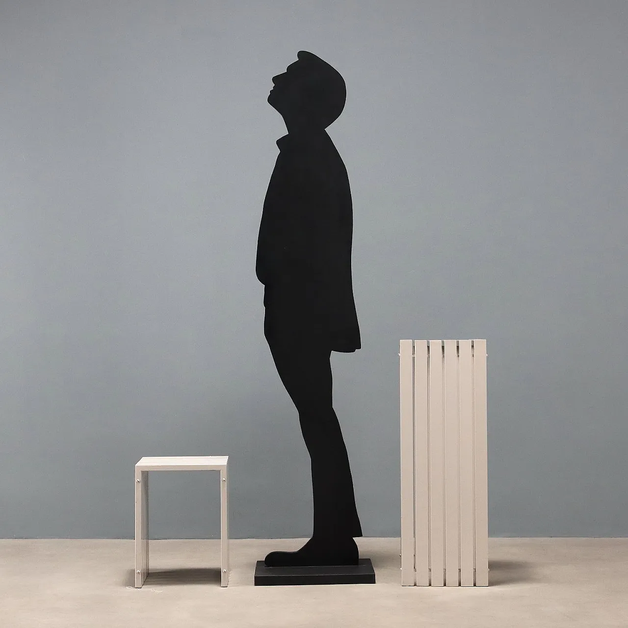 Coppia di espositori in metallo smaltato, '900 3