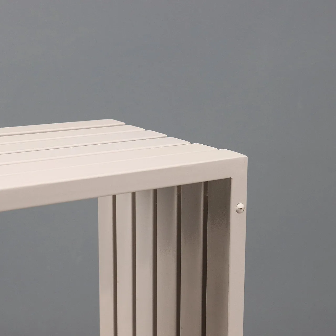 Coppia di espositori in metallo smaltato, '900 5