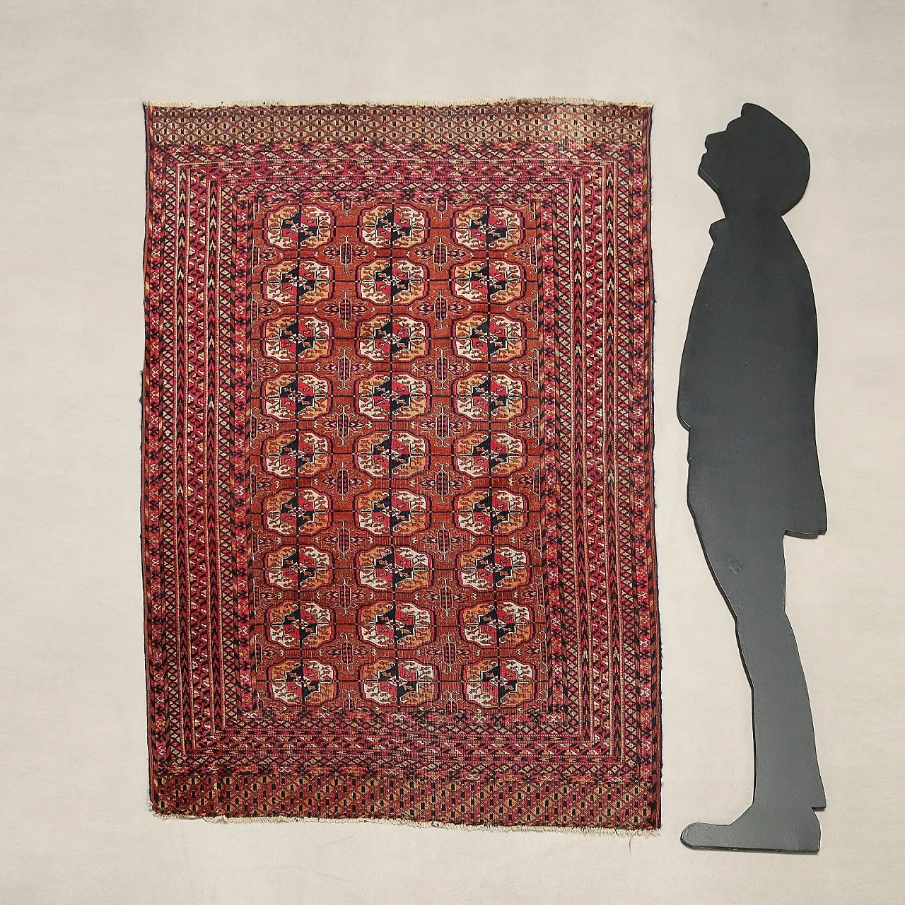 Tappeto Bokhara in lana, maglia extrafine, fatto a mano, '900 3